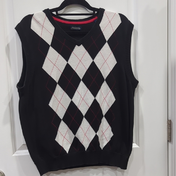 croft & barrow Other - Croft & Barrow Black and White V-Neck Sweater